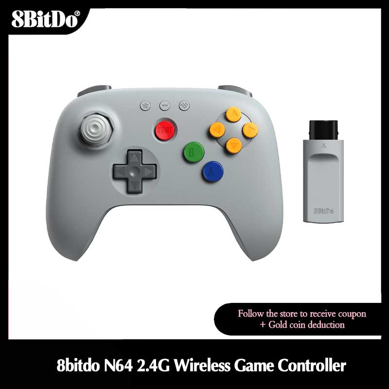 Gaming Accessories For Android - 8BitDo N64 2.4G Wireless Gaming Controller