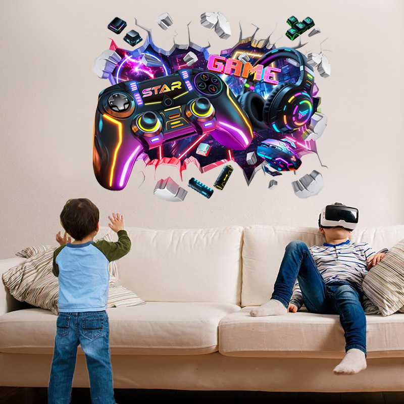 Gaming Accessories Wallpaper - Larger Cool Game Controller Graffiti Wall