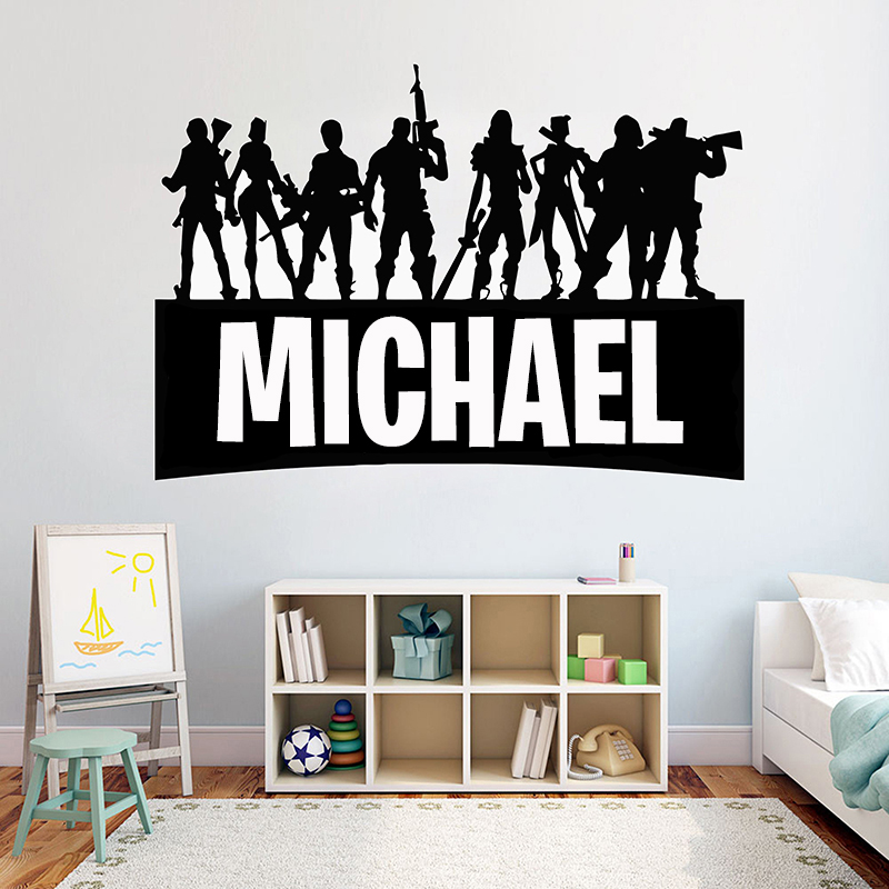 Gaming Accessories Wallpaper - Game Gamer Personalised Name wall Decor