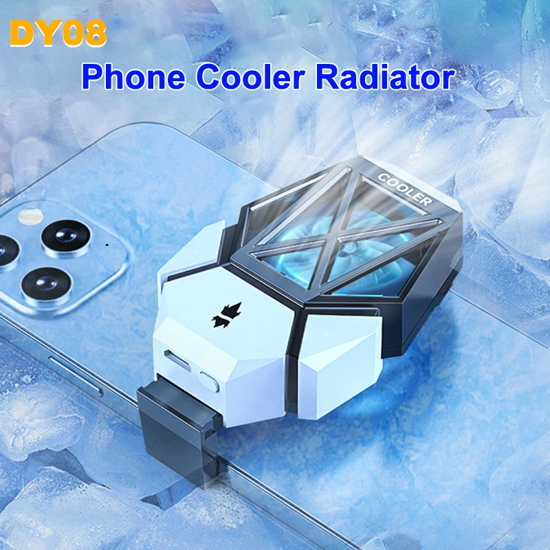 Gaming Accessories For Android - DY08 Mobile Phone Cooling Fan Radiator