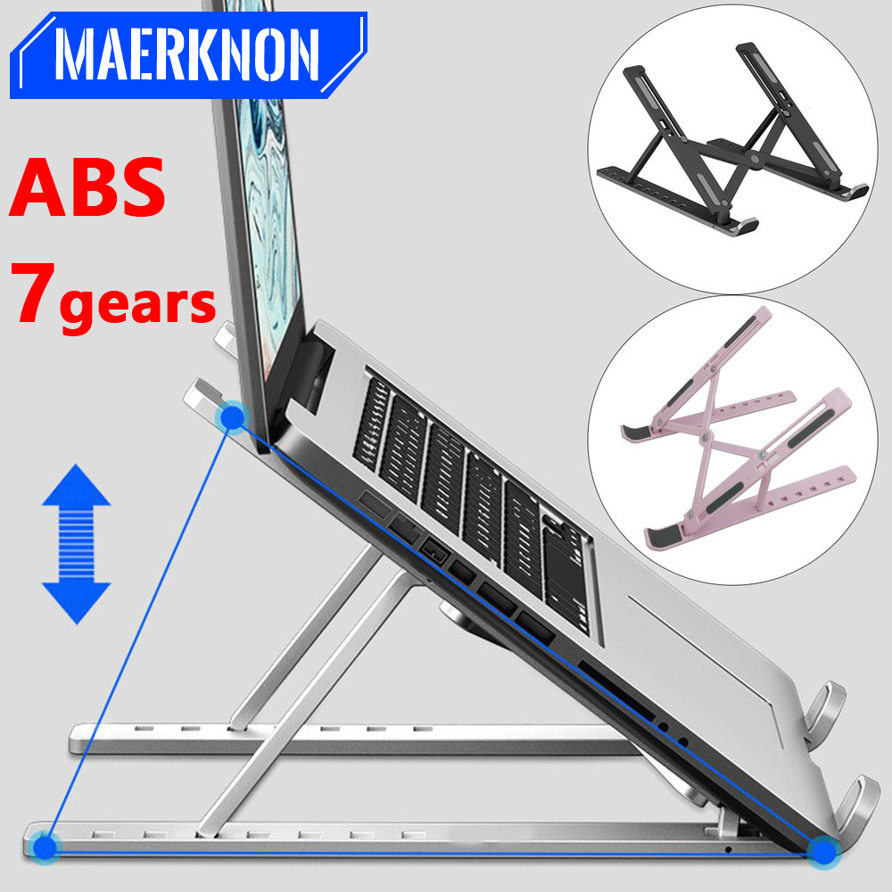 Gaming Accessories Pink - Portable Laptop Stand 7/10 Gears Foldable