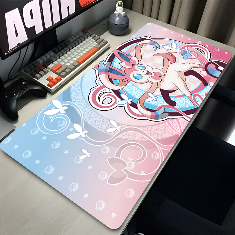Gaming Accessories Pink - Large Pink Cute Mousepad XXL Gaming