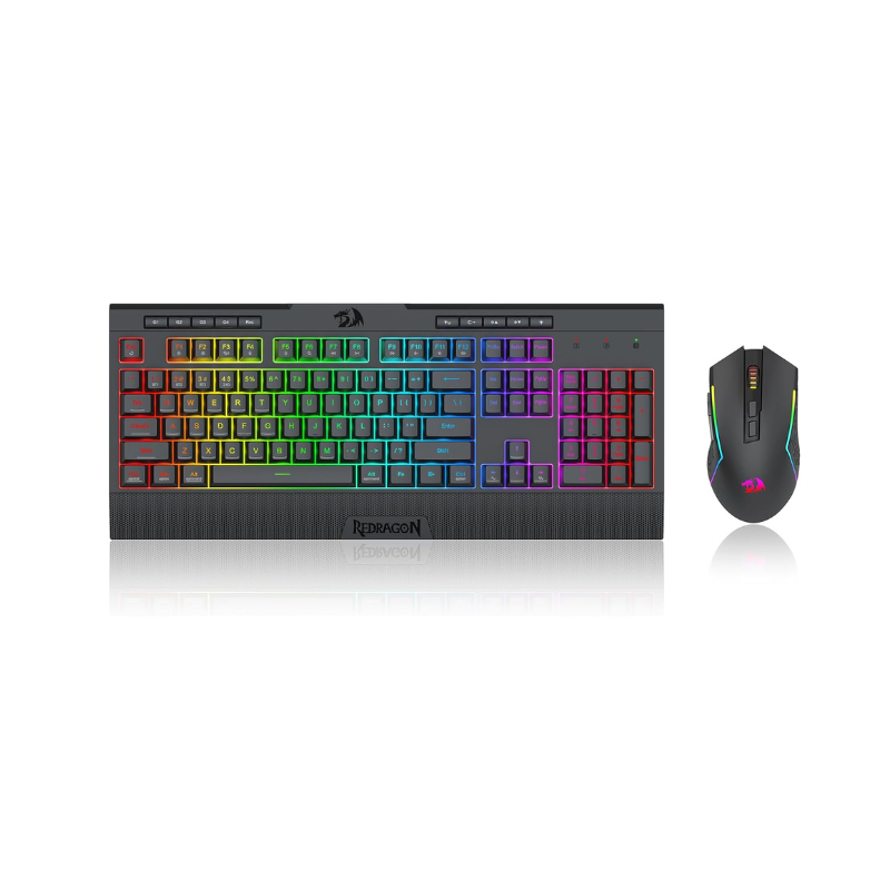 Gaming Accessories Combo - Redragon S151 PRO 3-Mode Wilreess Gaming