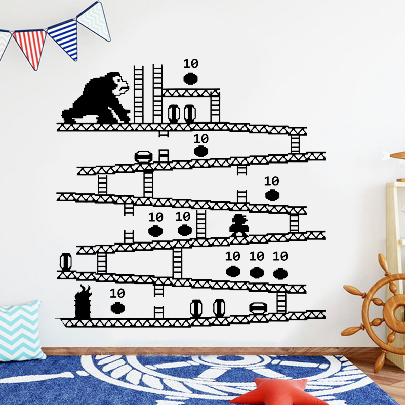 Gaming Accessories Wallpaper - Gamer Controller Video Game Wall Sticker
