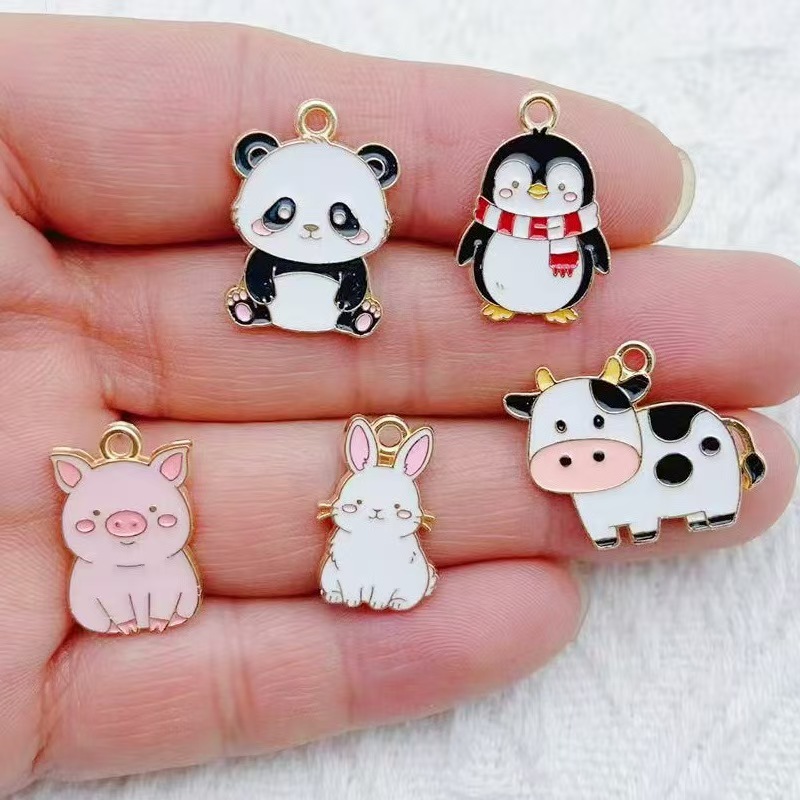 10pcs Cartoon Penguin Panda DI - Gaming Accessories Gifts ulasan dan harga