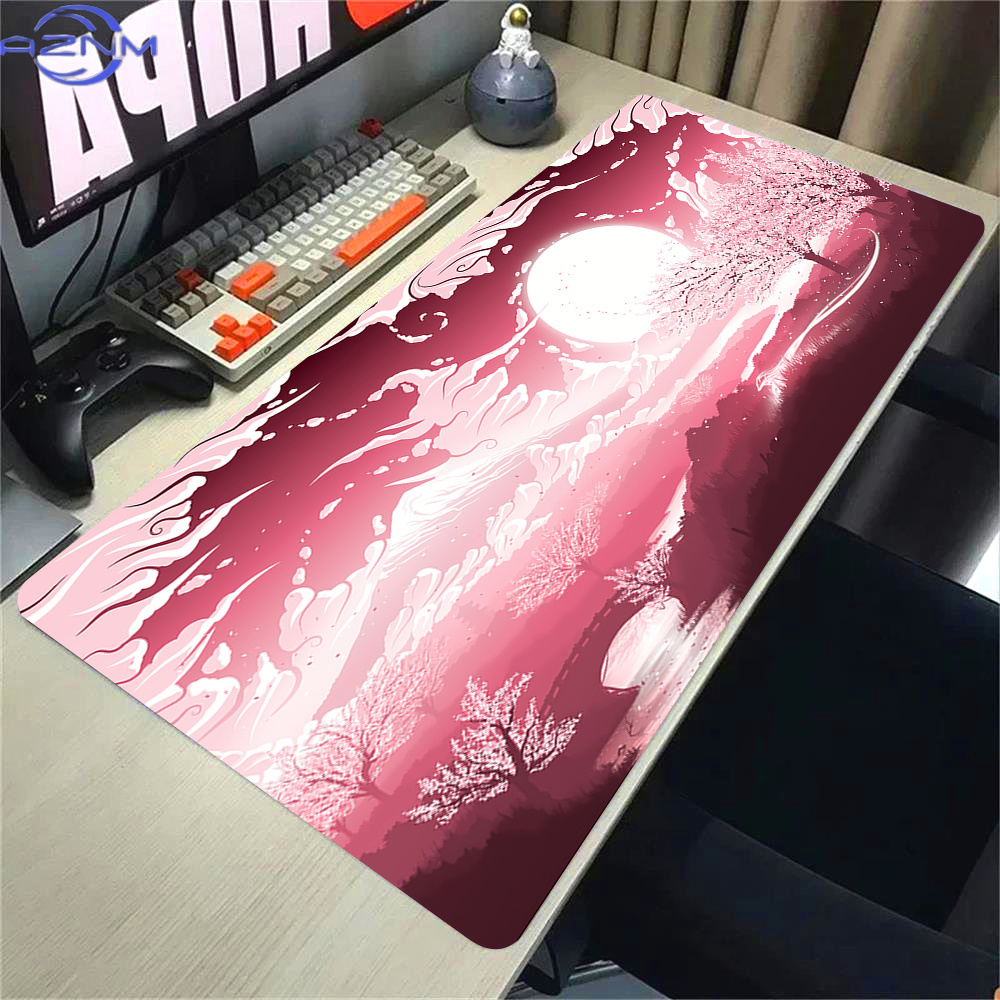 Pink Sakura Anime Mousepad Lan - Gaming Accessories Pink ulasan dan harga