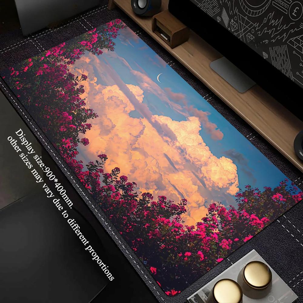 Soft Dreamy Scenery Lush Pink  - Gaming Accessories Pink ulasan dan harga