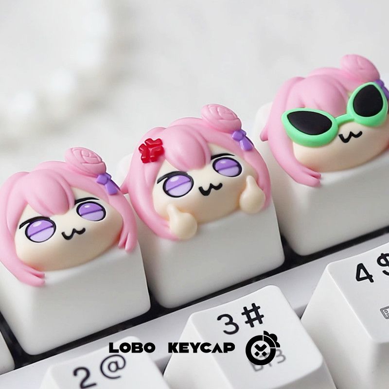Cute Pink Hair Anime Girl Resi - Gaming Accessories Pink ulasan dan harga