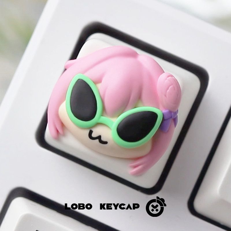 Cute Pink Hair Anime Girl Resi - Gaming Accessories Pink ulasan dan harga