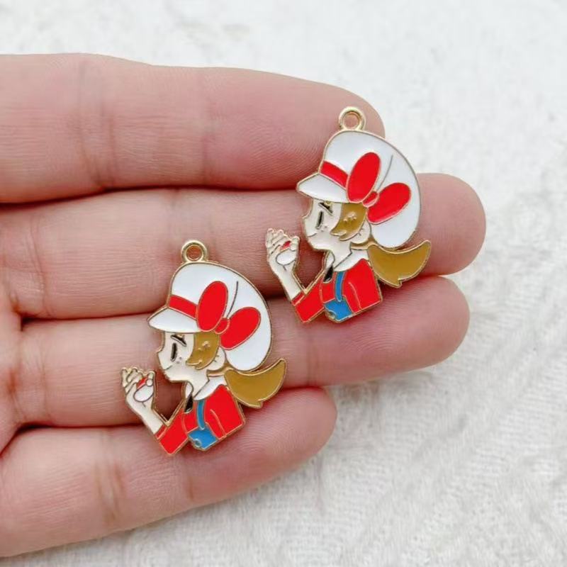 10pcs Cartoon Girl Drip Oil Al - Gaming Accessories Gifts ulasan dan harga