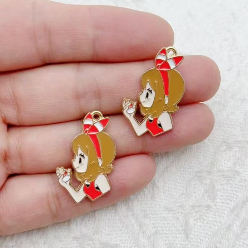 10pcs Cartoon Girl Drip Oil Al - Gaming Accessories Gifts ulasan dan harga