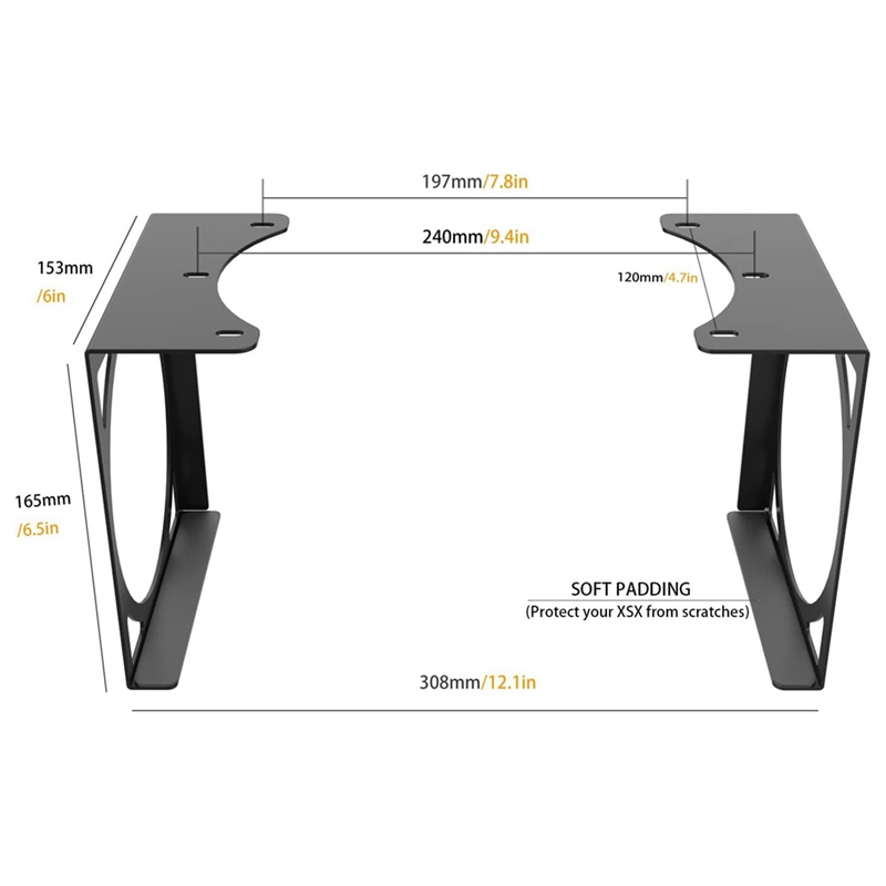 Game Console Stand Under Desk  - Gaming Accessories For Xbox Series X ulasan dan harga