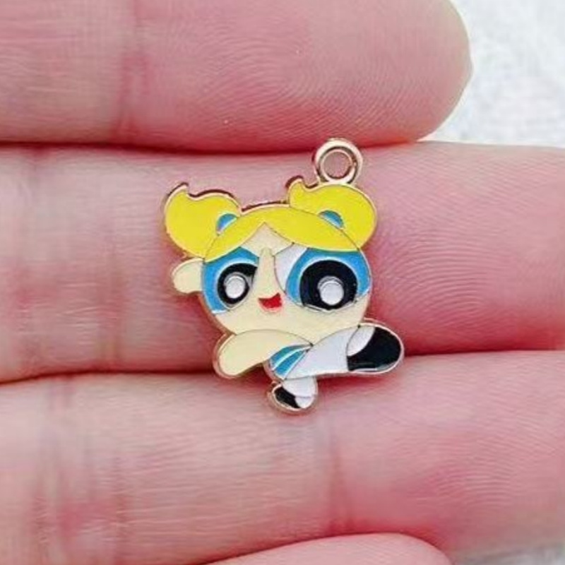 10pcs Alloy Oil-Dripping Carto - Gaming Accessories Gifts ulasan dan harga