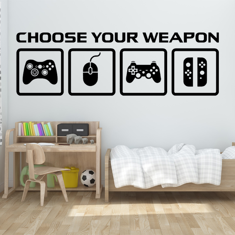 Video Game Decor Wall Decal  C - Gaming Accessories Wallpaper ulasan dan harga