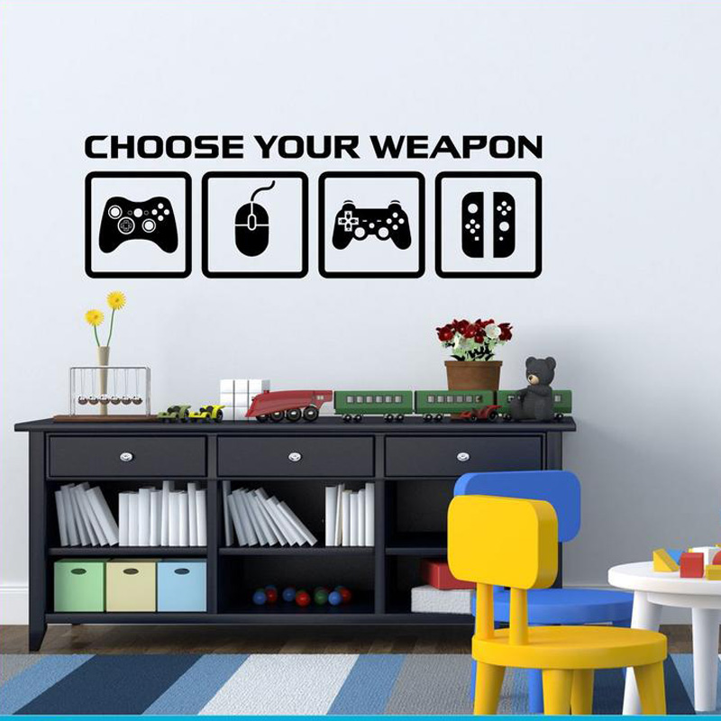 Video Game Decor Wall Decal  C - Gaming Accessories Wallpaper ulasan dan harga