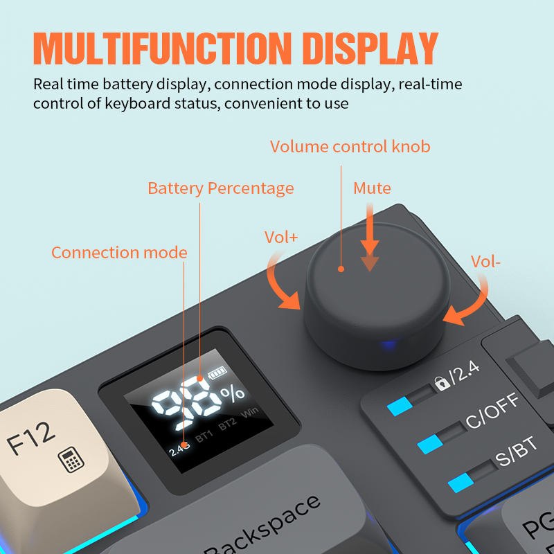 Premium Dual-Modes 2.4G+Blueto - Gaming Accessories Combo ulasan dan harga