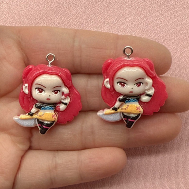 10pcs resin cartoon pendant, D - Gaming Accessories Gifts ulasan dan harga