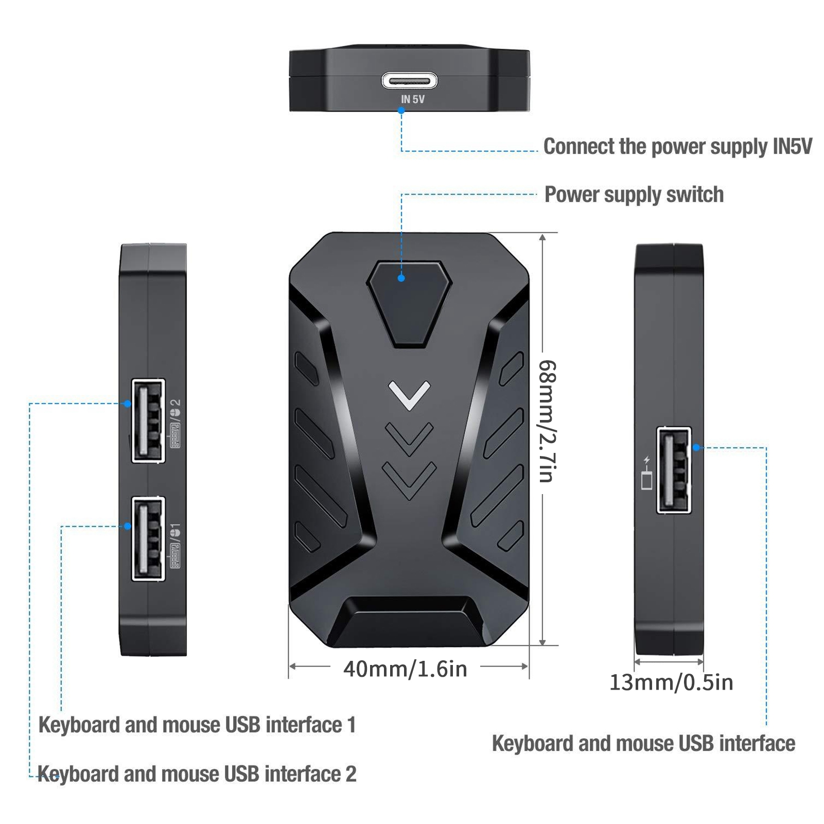 Gaming Keyboard Mouse Converte - Gaming Accessories For Android ulasan dan harga