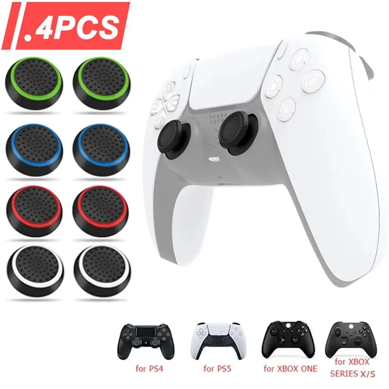 4PCS Silicone Analog ThumbStic - Gaming Accessories For Xbox Series X ulasan dan harga