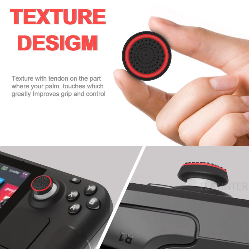 4PCS Silicone Analog ThumbStic - Gaming Accessories For Xbox Series X ulasan dan harga