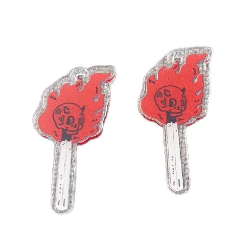 10pcs acrylic skull pendant, D - Gaming Accessories Gifts ulasan dan harga
