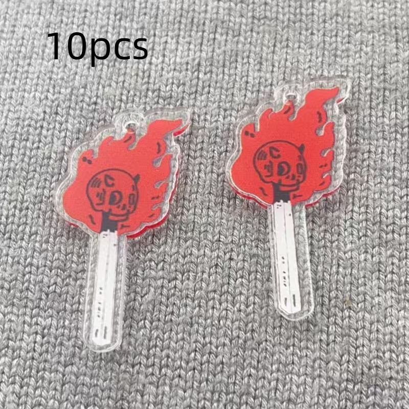 10pcs acrylic skull pendant, D - Gaming Accessories Gifts ulasan dan harga
