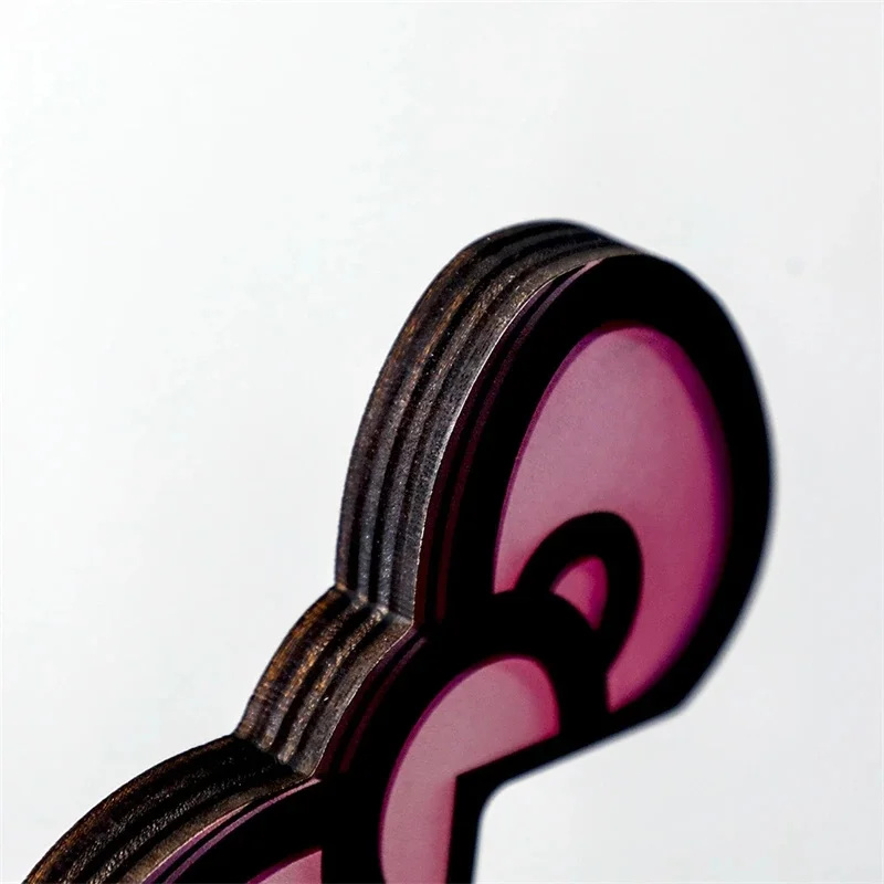 Kawaii Pink Acrylic Bow Monito - Gaming Accessories Pink ulasan dan harga