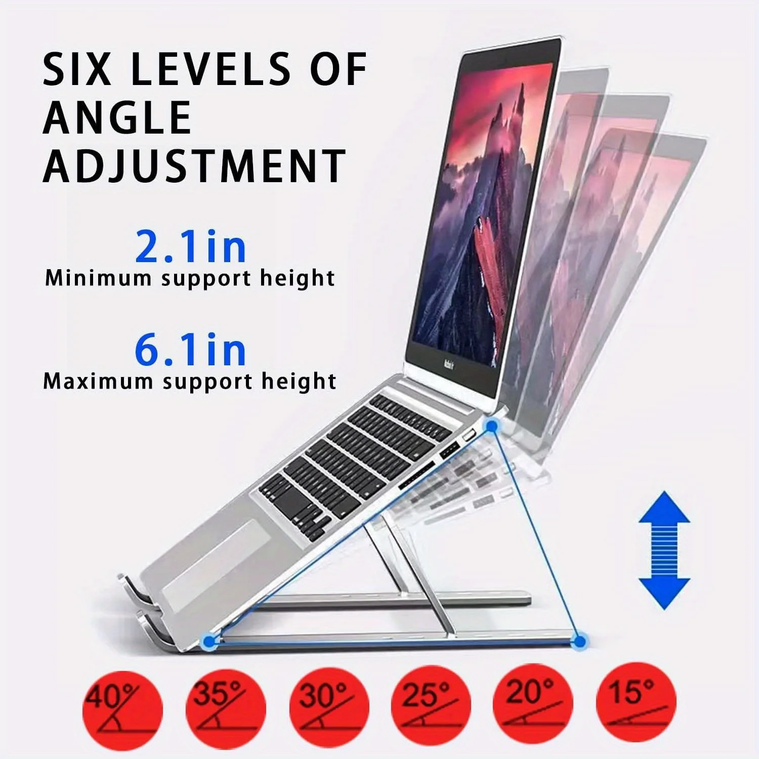 Adjustable Aluminum Laptop Sta - Gaming Accessories Pink ulasan dan harga