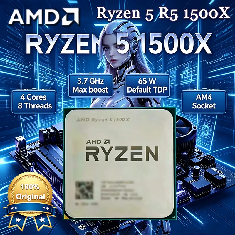 AMD Ryzen 5 1500X AMD R 5 1500 - Amd Cpu Ryzen 5 ulasan dan harga