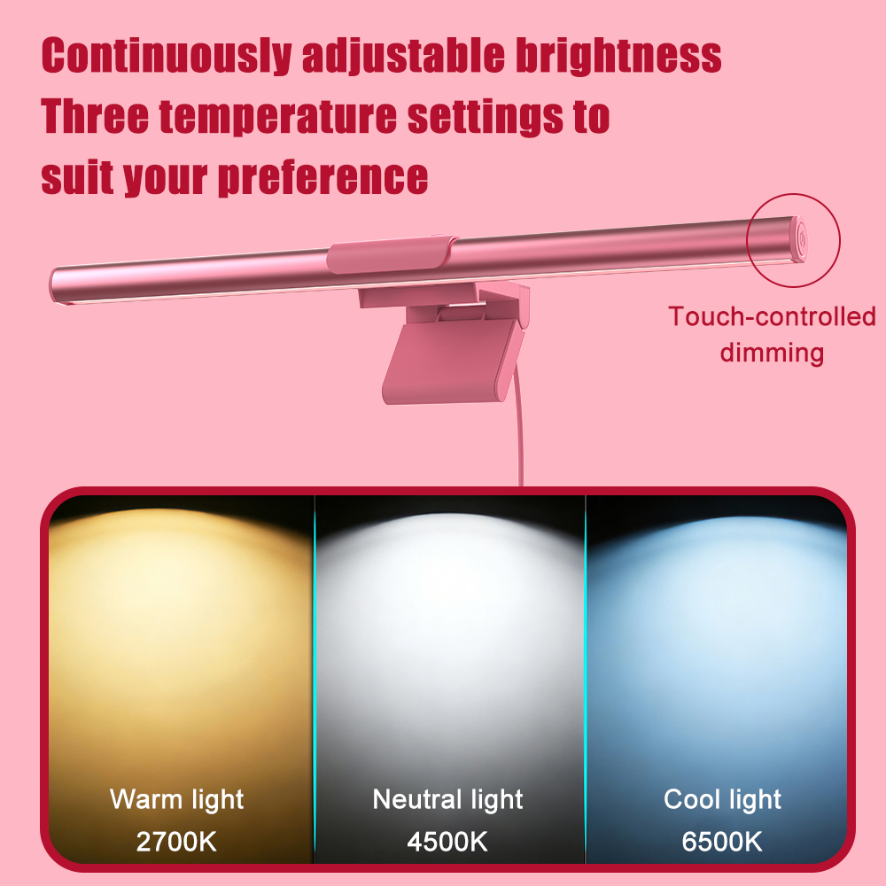 RGBIC Wifi Setup Light Bar Mon - Gaming Accessories Pink ulasan dan harga