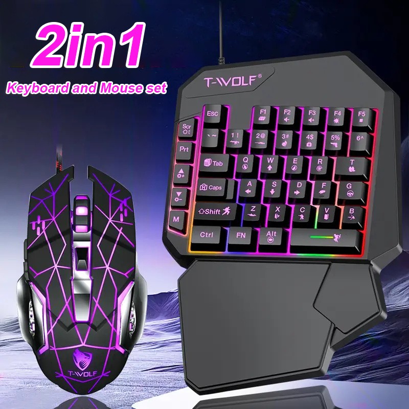 FocusOnPC TF900 2-in-1 Mobile  - Gaming Accessories Combo ulasan dan harga