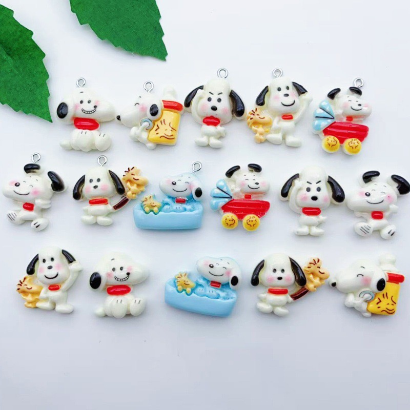 12pcs resin cartoon dog pendan - Gaming Accessories Gifts ulasan dan harga