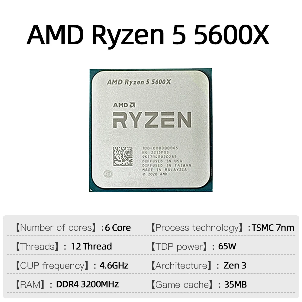 AMD Ryzen 5 5600X 6 Core 12 Th - Amd Cpu Ryzen 5 ulasan dan harga