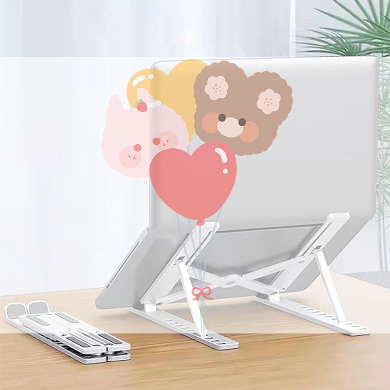 Universal Laptop Stand Adjusta - Gaming Accessories Pink ulasan dan harga