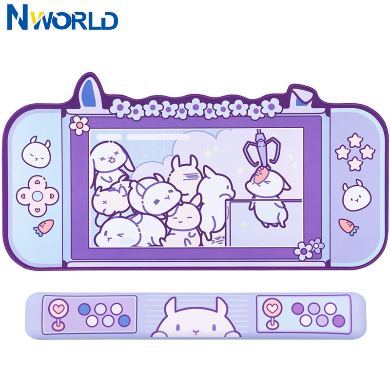 Large Kawaii Gaming Mouse Pad  - Gaming Accessories Pink ulasan dan harga