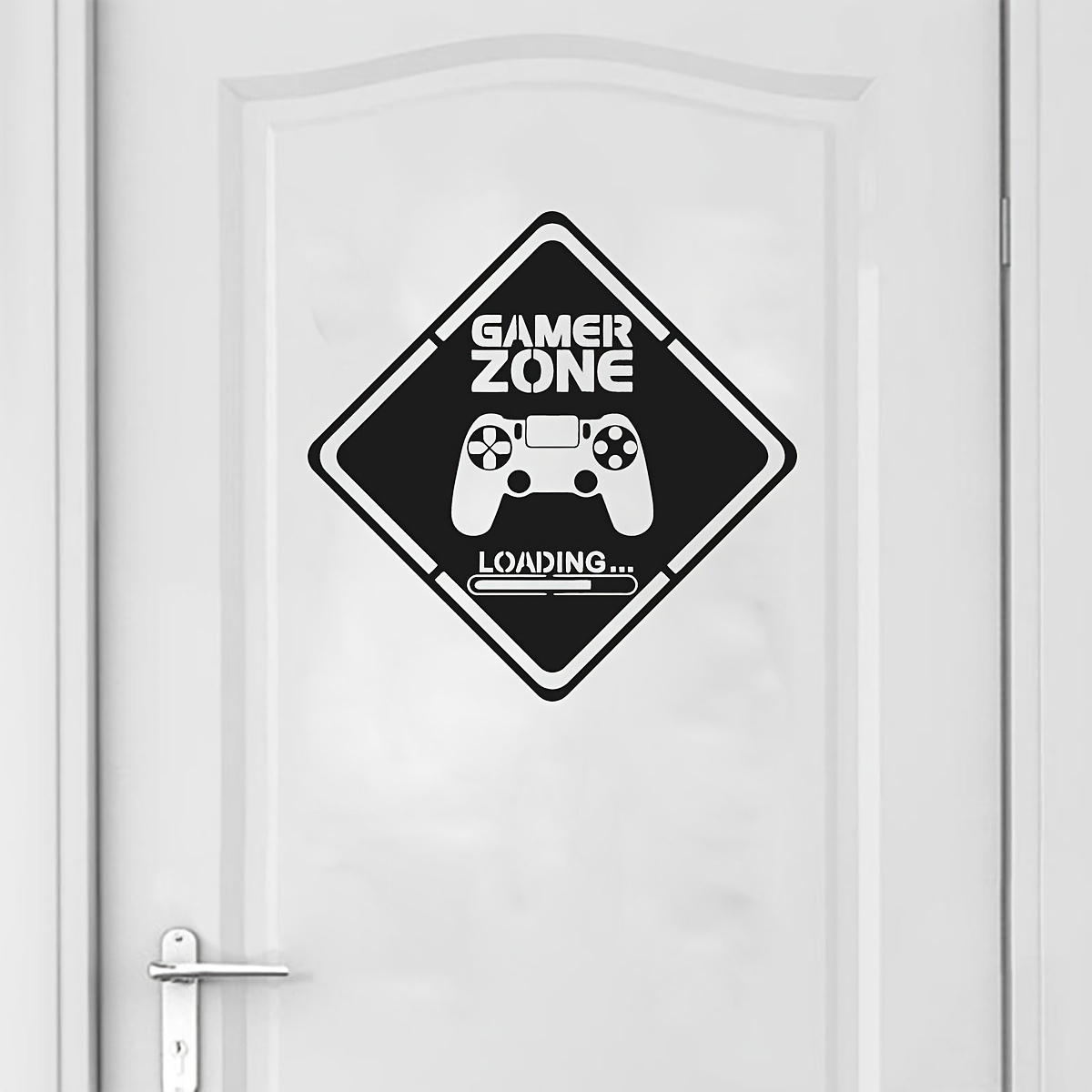 1pc Gamer Zone Door Decal Wall - Gaming Accessories Wallpaper ulasan dan harga