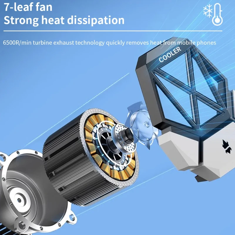 DY08 Mobile Phone Cooling Fan  - Gaming Accessories For Android ulasan dan harga
