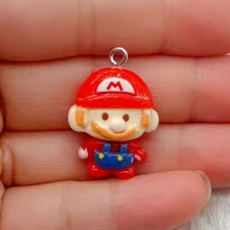 10pcs resin cartoon pendant, D - Gaming Accessories Gifts ulasan dan harga