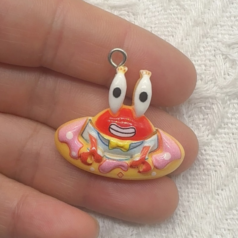 10pcs cartoon resin pendant, D - Gaming Accessories Gifts ulasan dan harga
