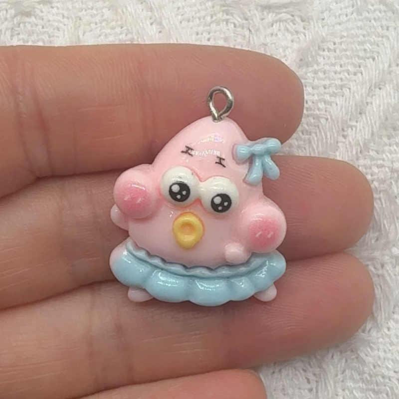 10pcs cartoon resin pendant, D - Gaming Accessories Gifts ulasan dan harga