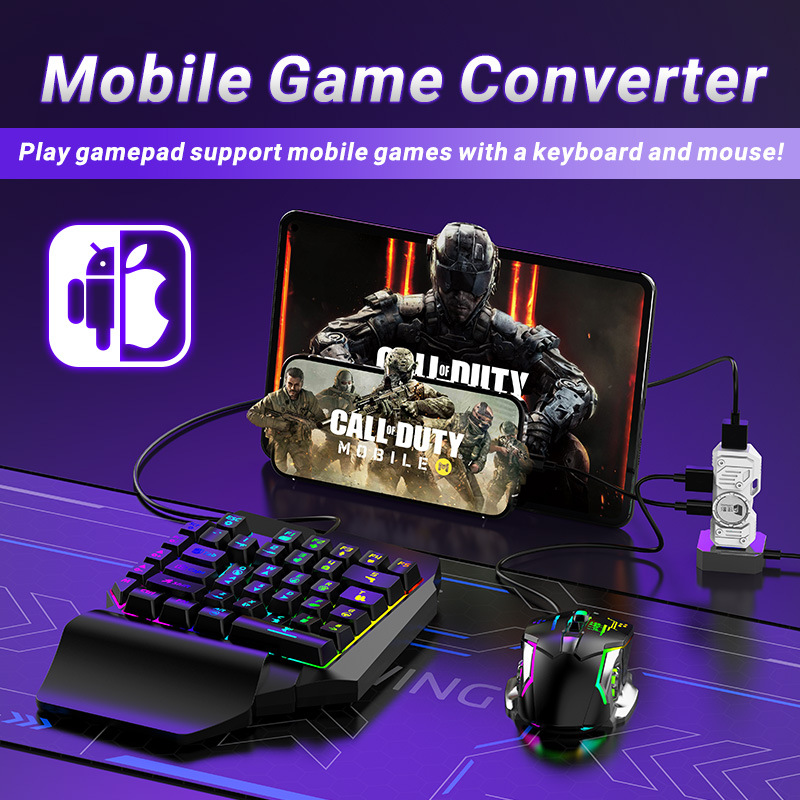 Mobile Games Converter Kit Mob - Gaming Accessories Combo ulasan dan harga
