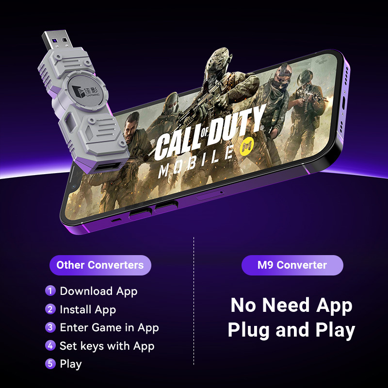 Mobile Games Converter Kit Mob - Gaming Accessories Combo ulasan dan harga