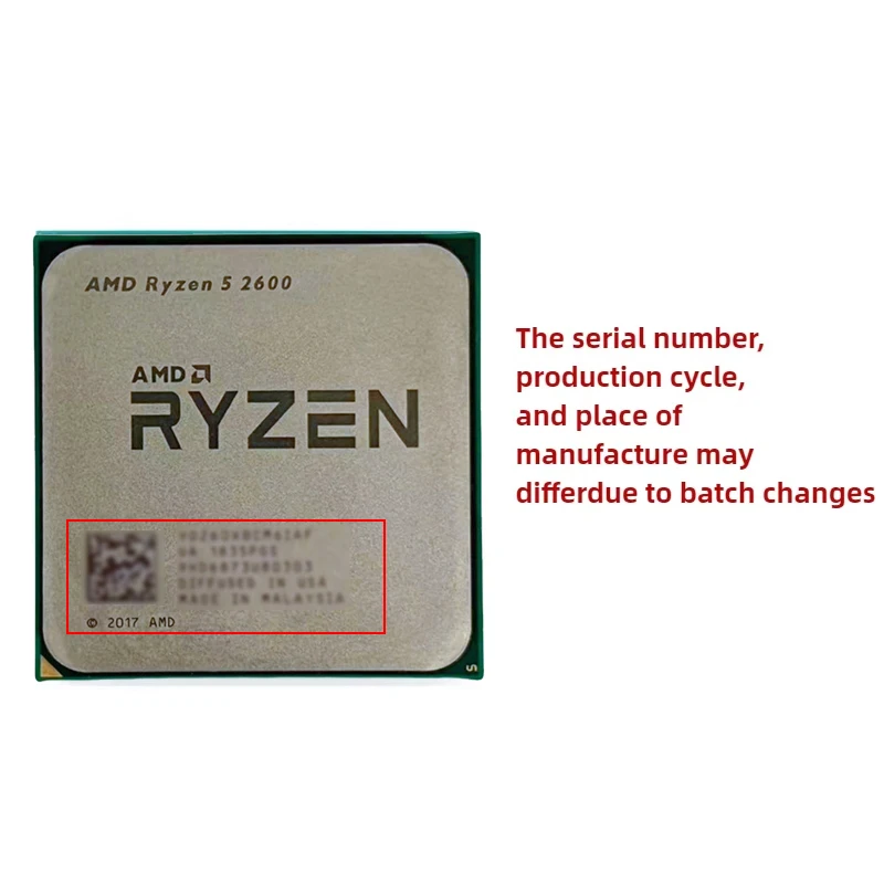 AMD Ryzen 5 2600 Tray CPU 6 Co - Amd Cpu Ryzen 5 ulasan dan harga